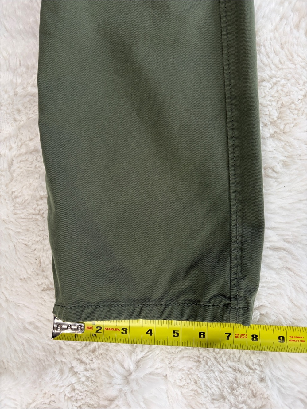 Bershka ,Size 2,Olive Green Cargo Pants - Classic Utility Style - Picture 14 of 17